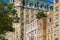 Facades of high-rise buildings on Central Park West. Upper West Side, New York City