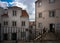 Facades of the old Lisbon. Portugal.