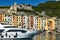 Facades on the seaside of Porto Venere