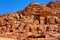 Facades Street in ancient city of Petra, Jordan