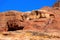 Facades Street in ancient city of Petra, Jordan