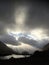 Face in the clouds over Loch Etive, Scotland