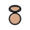 Face compact makeup powder icon. Mirror with powder sign.