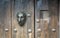 Face on a door