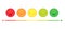 Face expression emotion feedback. Rating satisfaction from positive to negative, various mood smiley vector concept