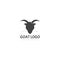 Face goat logo design icon illustration