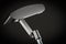 Face of Golf Club Putter On A Dark Background