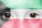 face with kuwait flag