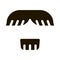 Face Mustache Chin Hair Icon Illustration