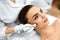 Face Skin Care. Facial Hydro Microdermabrasion Peeling Treatment