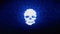 Face skull Symbol Digital Pixel Noise Error Animation.
