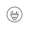 Face with stuck-out tongue and winking eye filled outline icon