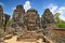 Face towers depicting Bodhisattva Avalokiteshvara, Bayon temple in Angkor, Cambodia