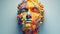 face voxel human head