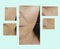 Face woman wrinkles therapy correction lift medicine concept treatment before and after procedures, pigmentation