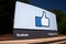 Facebook Corporate Headquarters sign in Silicon Valley