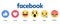 Facebook Emoji icons set