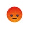 Facebook emoticon button. Angry Emoji Reaction for Social Network. Kyiv, Ukraine - January 12, 2020