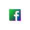 facebook icon symbol social media logo vector isolated