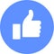 Facebook like icon new logo
