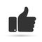 Facebook Like Thumb icon Thumb Up Sign Business, feedback illustrations on white background