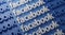 Facebook Multiple Typography on Blue Wall 3D Rendering