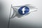 Facebook photorealistic flag editorial