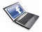 Facebook social network accessed on laptop