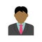 Faceless business man avatar illustration