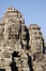 Faces on towers, Bayon Temple, Cambodia