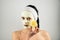 FACIAL MASK. PROBLEM SKIN MASK CLAY AND LEMON WOMAN SKIN CARE
