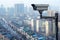 Facial Recognition Surveillance, CCTV Cameras in Action