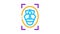 facial recognition technology Icon Animation