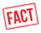 Fact rubber stamp