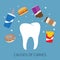 Factors and causes provoking caries and teeth decay