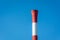 Factory chimney red white color