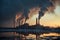 Factory emissions darken skies, industrial district battles escalating air pollution