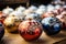 Factory of festive cheer: creating Christmas baubles