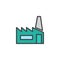 Factory filled outline icon