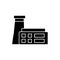 Factory icon vector. thermal power plant icon vector. power station symbol or logo.