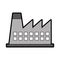 Factory industry chimney icon