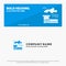Factory, Industry, Landscape SOlid Icon Website Banner and Business Logo Template