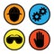 Factory Safety Icons