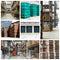 Factory warehouse collage
