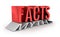 Facts instead of Myths 3d word concept