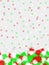 Faded Christmas mini dots with splash