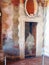 Faded Italian Fresco, Marble Doorway, Tivoli, Italy