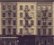 Faded wall of windows on New York City buildings