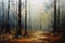 Fading Memories: A Haunting Journey Through the Foggy Forest