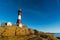 Faerder lighthouse on the coast of Norway